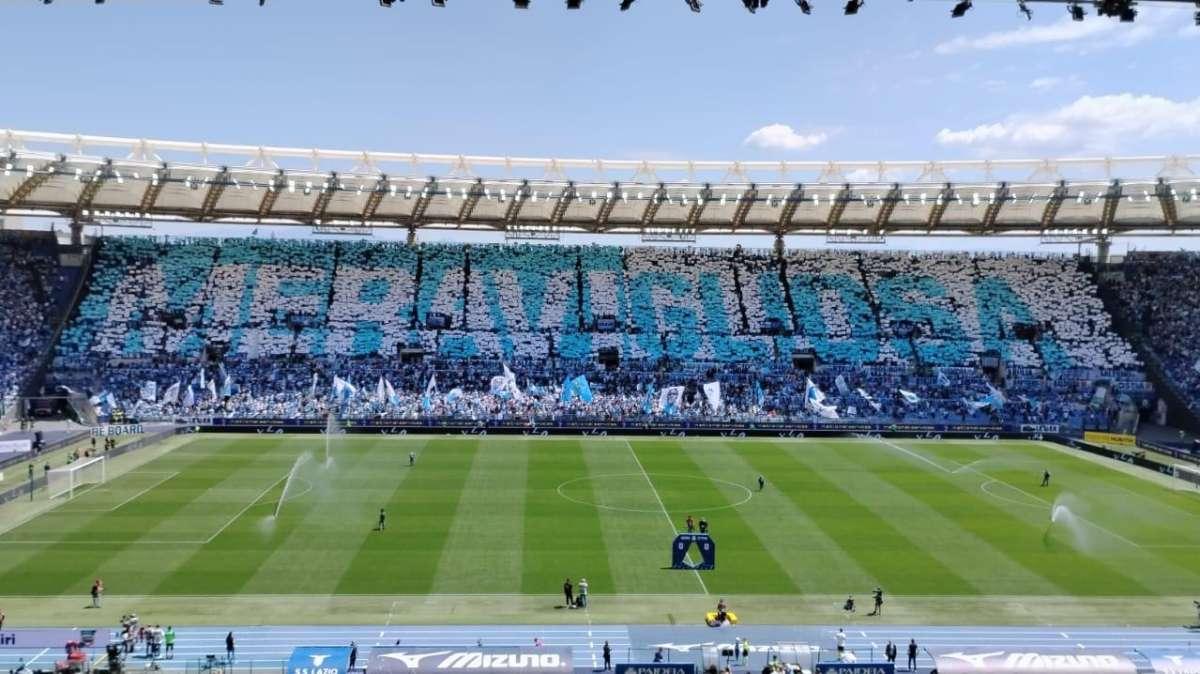 Lazio-Empoli, l'omaggio della Tevere agli agli eroi del '74 - FOTO