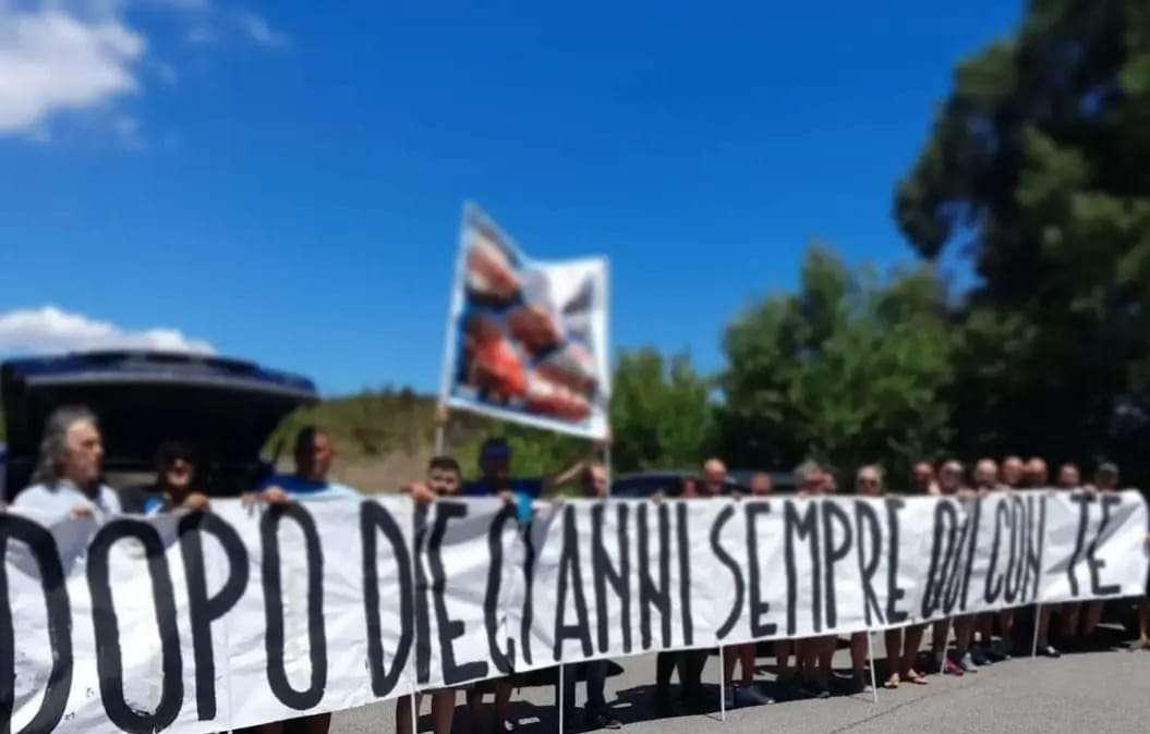 Lazio, "I ragazzi del Tassinaro" ricordano Goffredo Lucarelli a dieci anni dalla scomparsa - FOTO 
