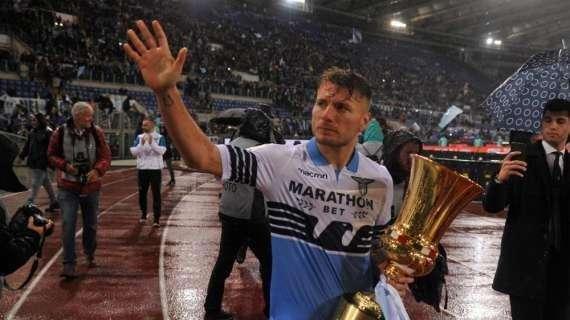 Lazio, Immobile “saluta” la stagione e scatena l'ironia di Acerbi - FOTO