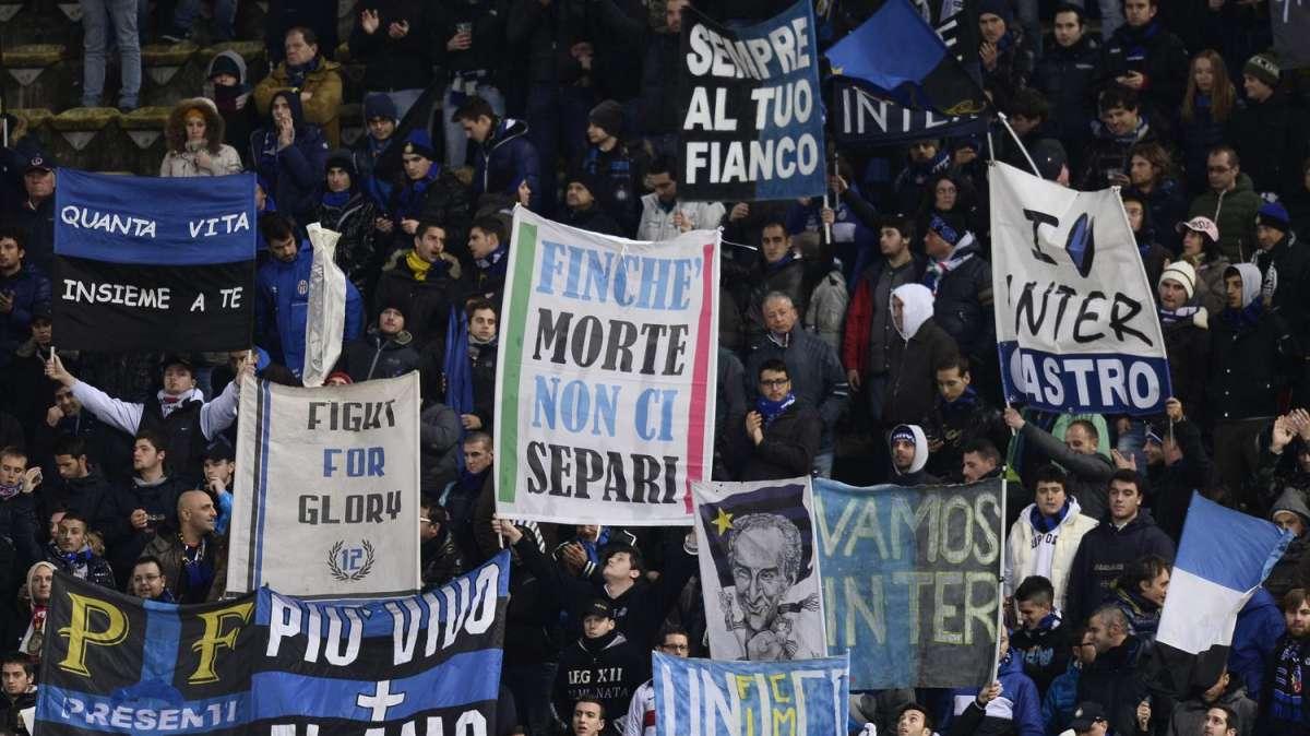 La Nord dell'Inter vicina ai tifosi biancocelesti: "A Roma solo la Lazio"