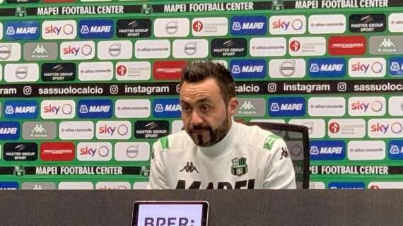 Sassuolo, De Zerbi: "La sconfitta contro la Lazio dura da digerire"