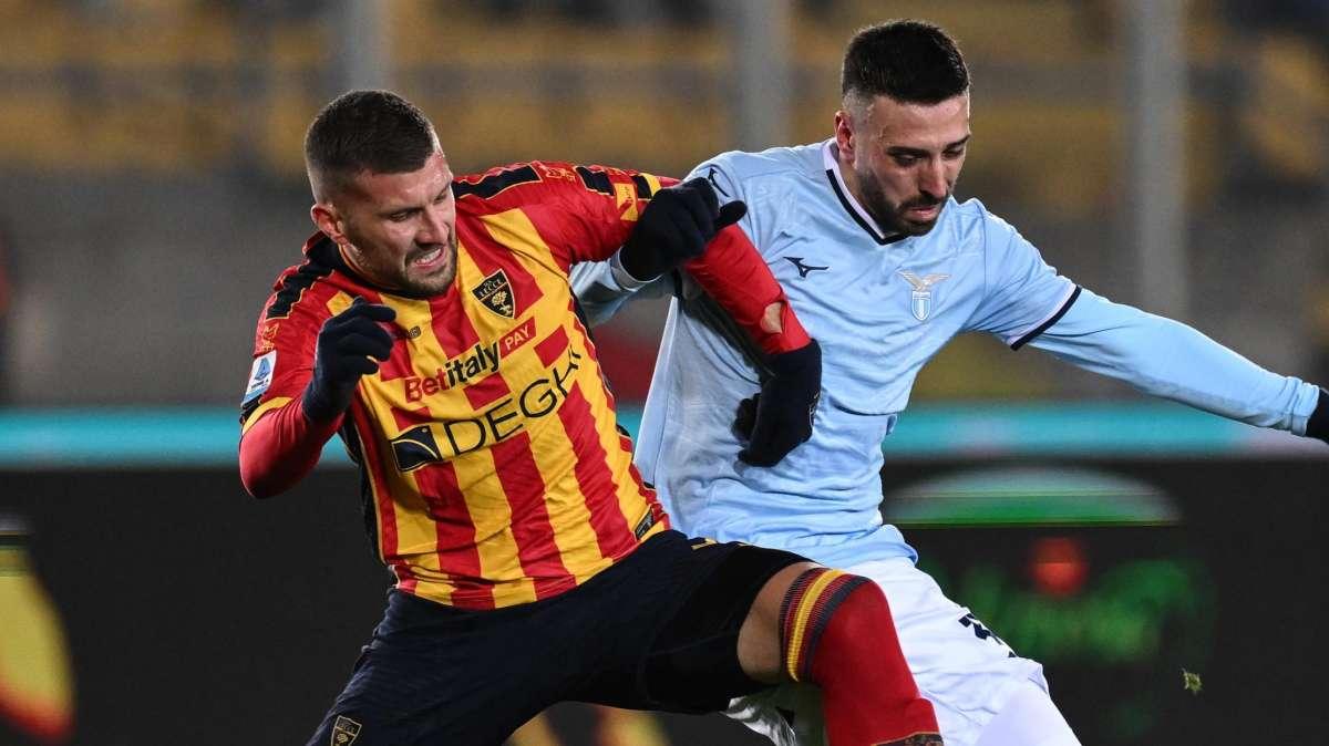 IL TABELLINO di Lecce - Lazio 1-2