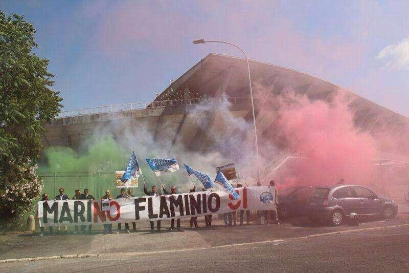 Flashmob FDI per la riqualificazione del Flaminio: "Lotito lo dichiarò non funzionale e antieconomico" - FOTO