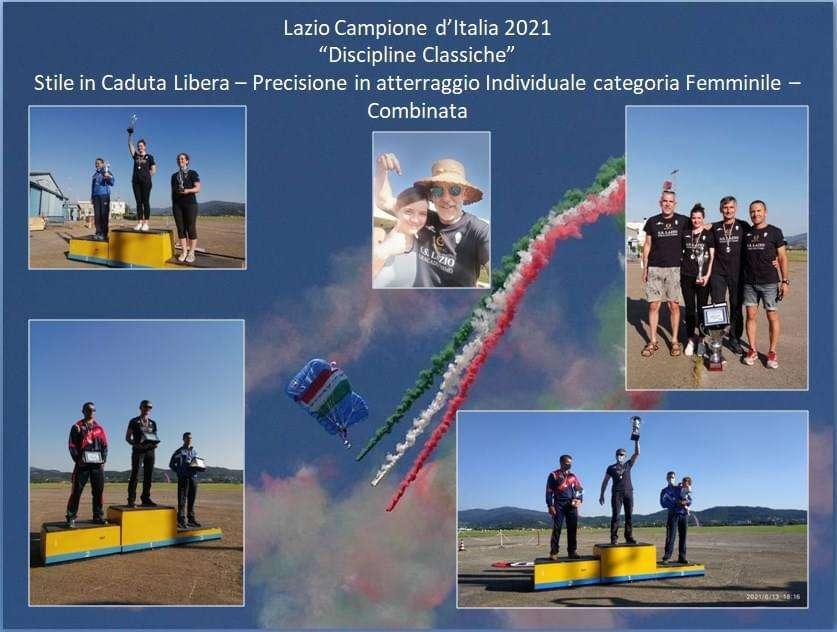 Lazio Paracadutismo, tris di medaglie d'oro ai Campionati Italiani - FOTO