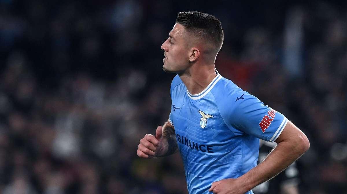Lazio, la Tevere e il messaggio d’amore a Milinkovic - FOTO