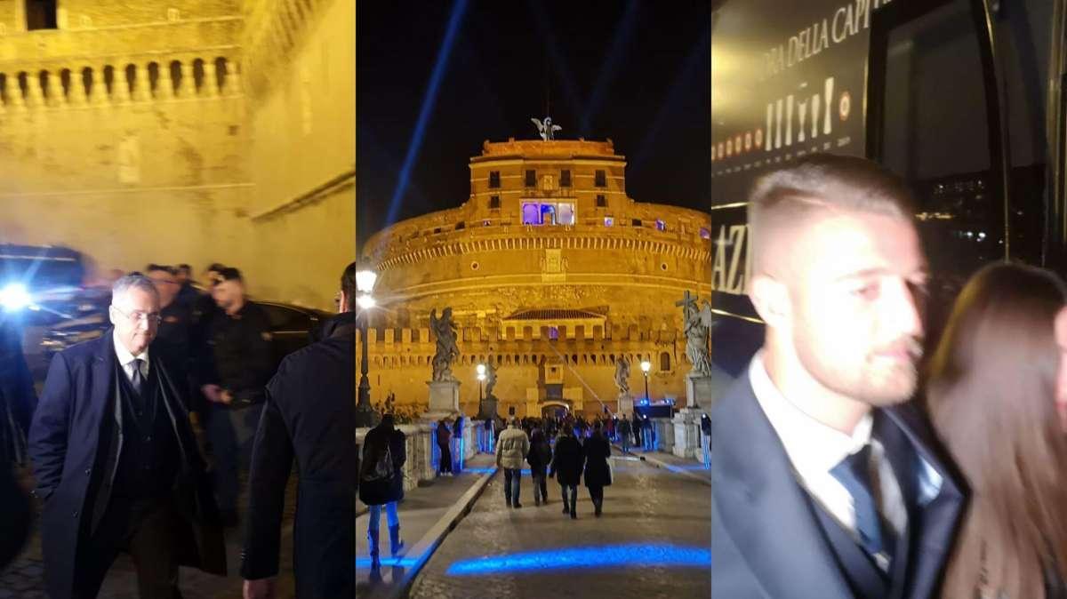 RIVIVI LA DIRETTA - Lazio a Castel Sant'Angelo, brindisi per i 120 anni - FT&VD