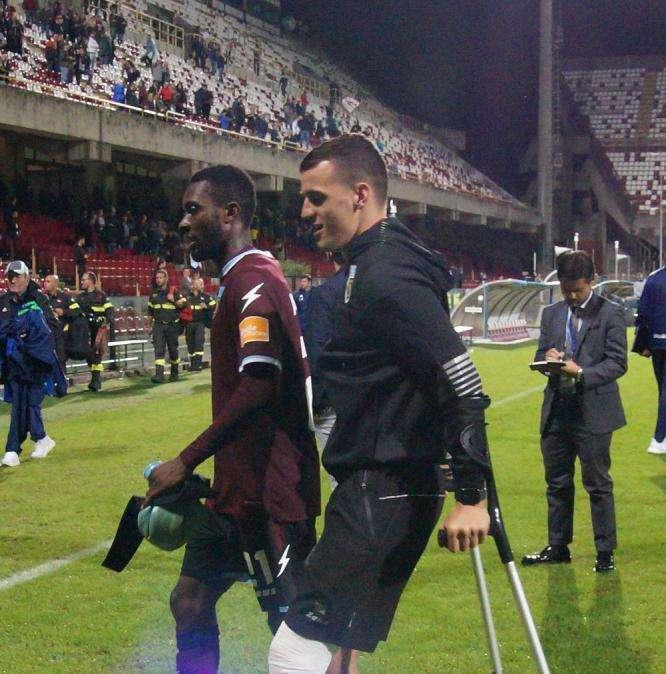 Salernitana, Dziczek infortunato. Ma la Polonia U21 lo convoca comunque