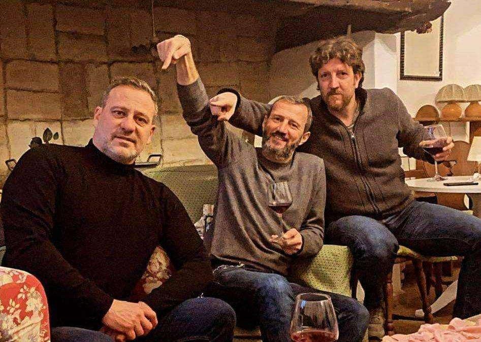 Lazio, rimpatriata tra campioni d'Italia: Gottardi in posa con Favalli e Negro - FOTO