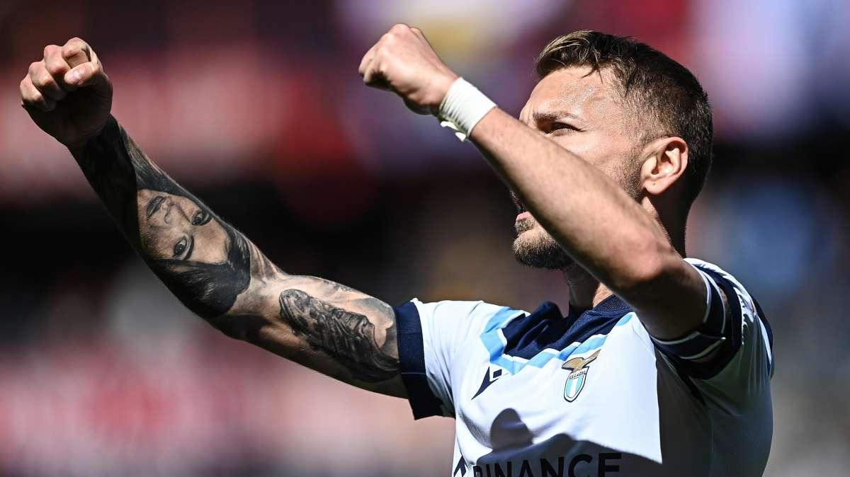 Lazio, Immobile è la certezza: l’Europa League si complimenta - FOTO