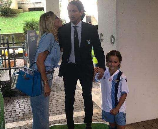 Lazio - Juventus, di padre in figlio: il piccolo Inzaghi gioca nel post-partita -VD