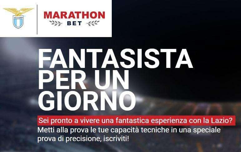 "Fantasista per un giorno", Lazio e Marathonbet presentano la sfida di precisione riservata ai tifosi 