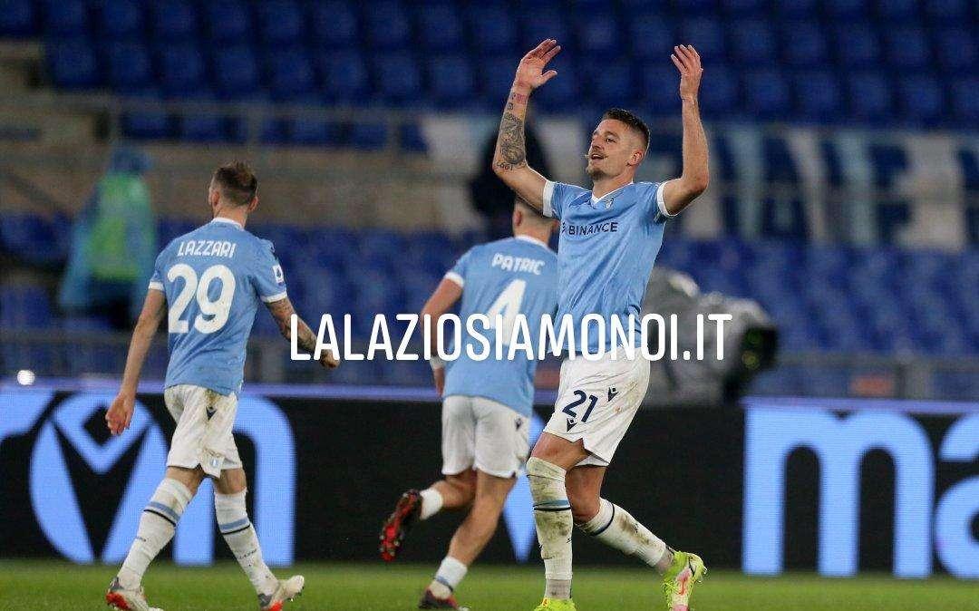 Lazio, il gol di Milinkovic è una perla: anche la Serie A lo celebra - FOTO