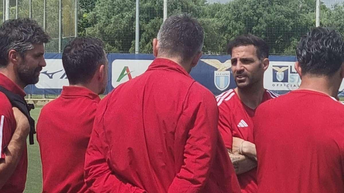 Lazio, a "lezione" da Baroni: Fabregas a Formello insieme agli altri tecnici di Coverciano