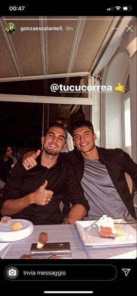Lazio, l'importanza di fare gruppo: Escalante e Correa a cena insieme - FOTO