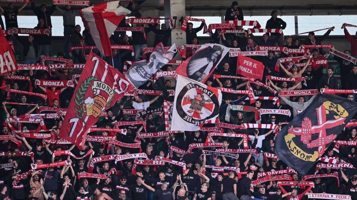 Monza - Torino, striscione per Gabriele Sandri all'U-Power Stadium - FOTO