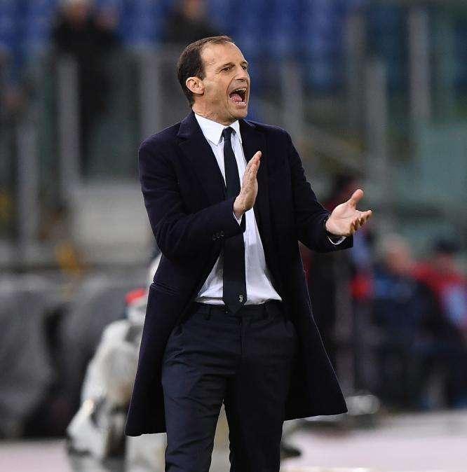 Allegri: "Abbiamo giocato male, ma contava solo il risultato. La Lazio fisicamente ci ha tenuto testa"
