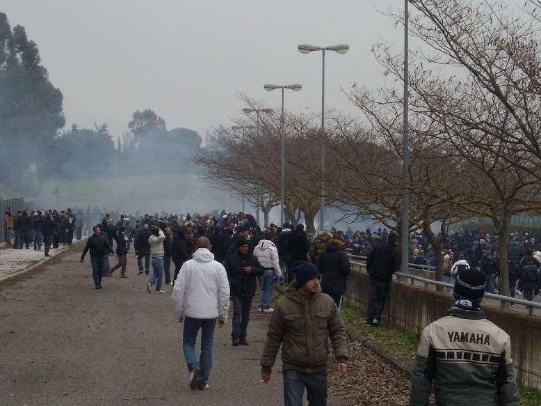 CRONACA FOTOGRAFICA della contestazione a Formello