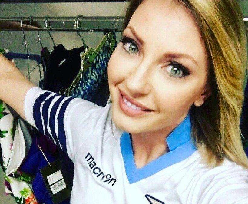 Presentazione maglia Lazio, Manila Nazzaro e l'appello ai tifosi: "Ci vediamo in piazza"