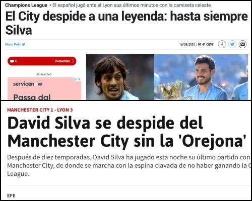 David Silva, l’omaggio dei media spagnoli: “Il City saluta la sua Leggenda”
