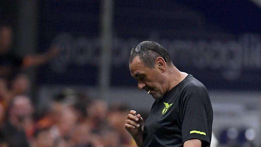 Lazio, Sarri: "Siamo questi e questi rimaniamo, il resto sono caz***e"