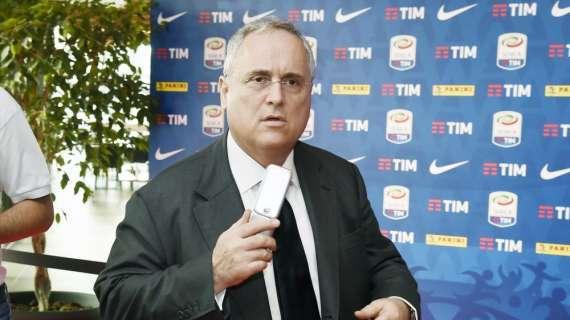 Lazio, Lotito: "I tifosi la nostra forza. Combattiamo per rendere grande questa squadra"