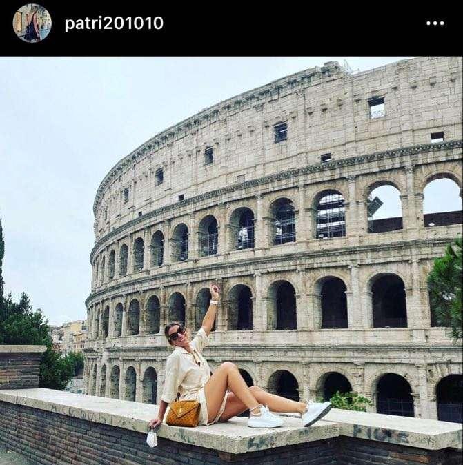 Lazio, la moglie di Luis Alberto e la dedica a Roma: "AMOR" - FT
