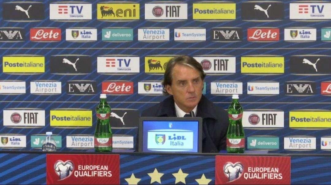Italia, Mancini: "Ecco la formazione titolare contro il San Marino"