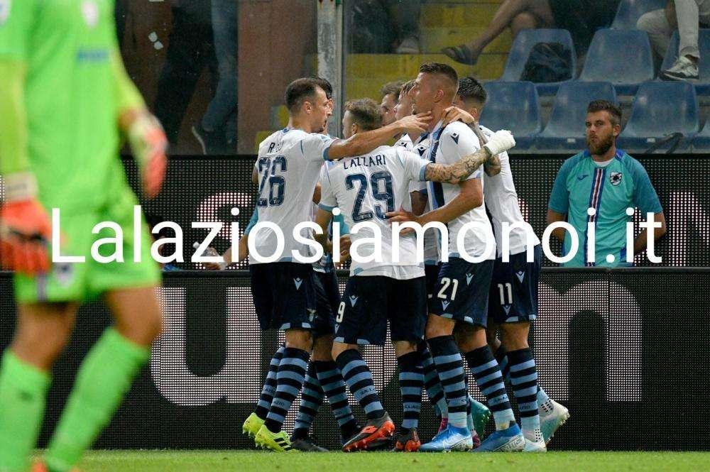 Sampdoria - Lazio, il trionfo biancoceleste negli scatti de Lalaziosiamonoi.it