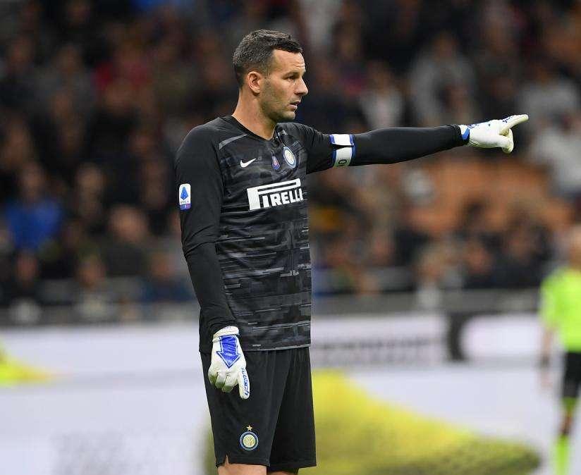Inter - Lazio, Handanovic: "Oggi abbiamo sofferto, loro non ci hanno puniti"