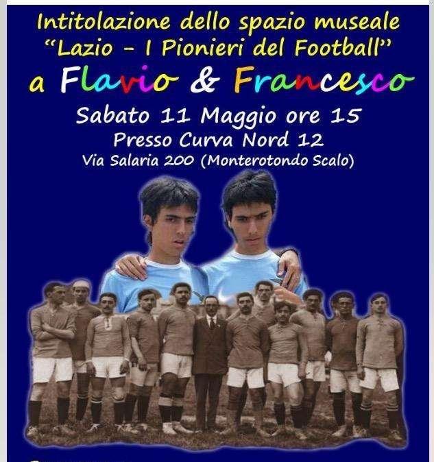 Curva Nord Lazio, sabato 11 maggio evento per Flavio e Francesco: i dettagli