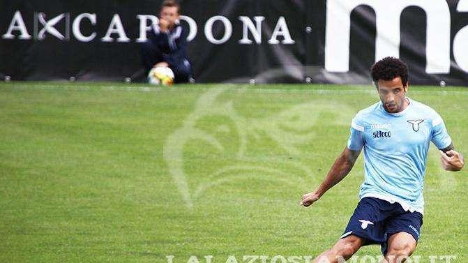 FORMELLO - Felipe Anderson c'è: allenamento, partitella e... gol