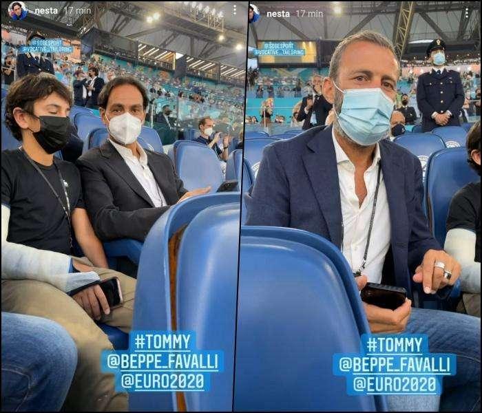 Turchia - Italia, non solo Nesta: sulle tribune dell'Olimpico un altro ex Lazio - FOTO
