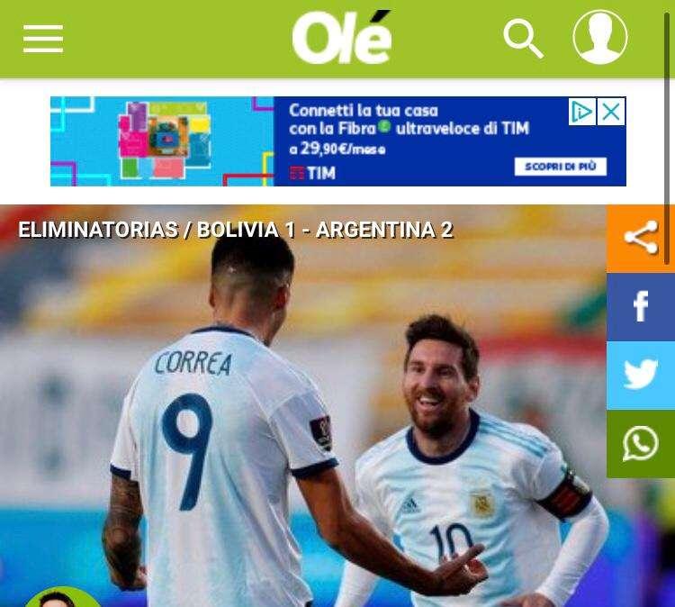 Lazio, in Argentina celebrano Correa: "La carta vincente di Scaloni" - FOTO