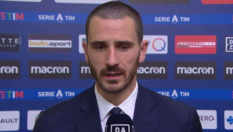 Lazio - Juventus, Bonucci: "Penalizzati dalle decisioni arbitrali sfavorevoli"
