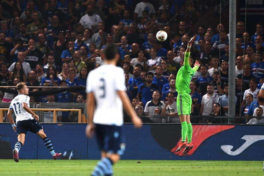 Sampdoria - Lazio, Immobile gol alla prima e 100 in Serie A: i numeri