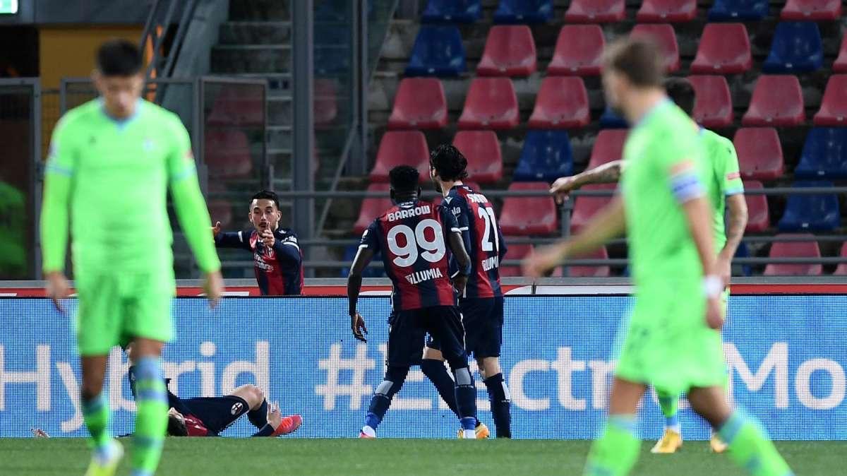 PAGELLE Bologna - Lazio: Immobile spento, Leiva in ritardo. Dietro si balla
