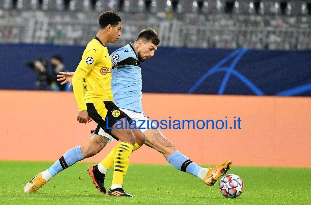 Borussia - Lazio, Acerbi escursionista nella metà campo avversaria: il dato