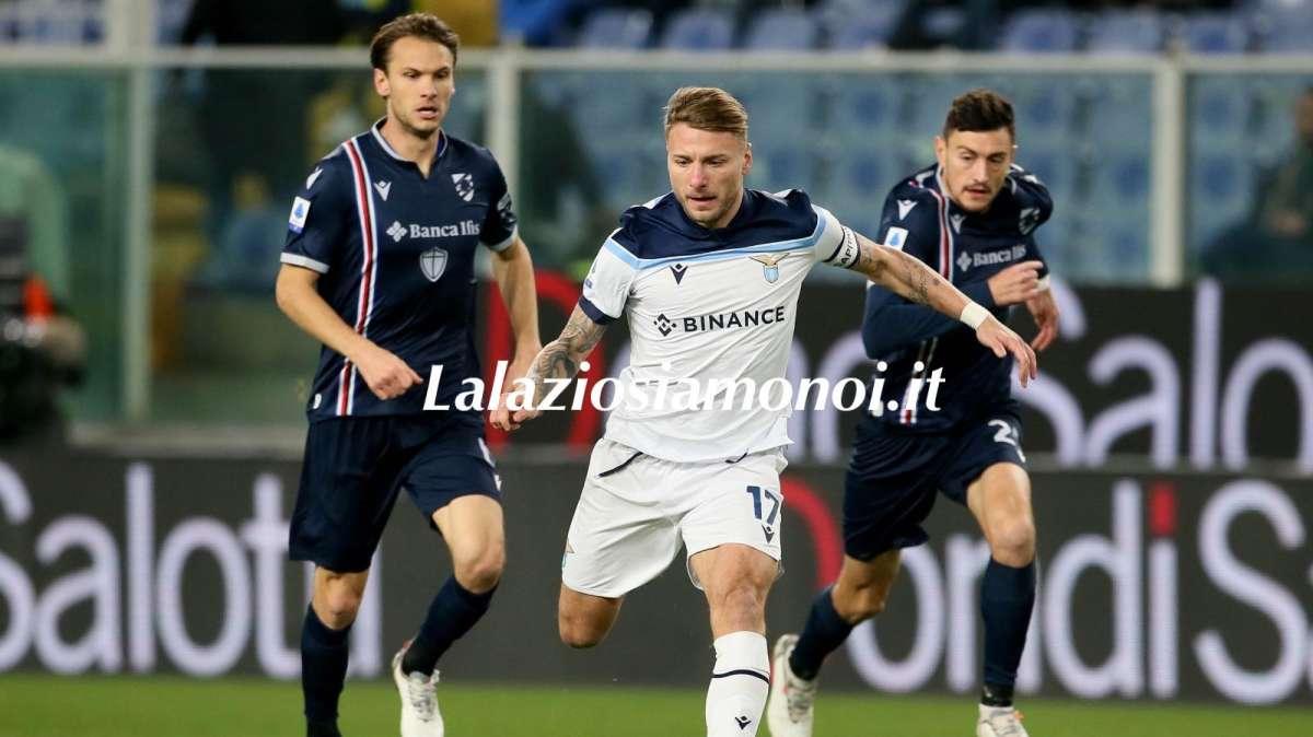RIVIVI DIRETTA  - Sampdoria - Lazio 1-3: Milinkovic parte, super Immobile per il tris!