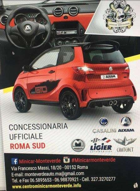 CERCHI UNA MINICAR? LA TROVERAI DA MINICAR MONTEVERDE S.R.L.S.! E PER I LETTORI DE LALAZIOSIAMONOI.IT ABBIAMO UNA GRANDE PROMOZIONE  