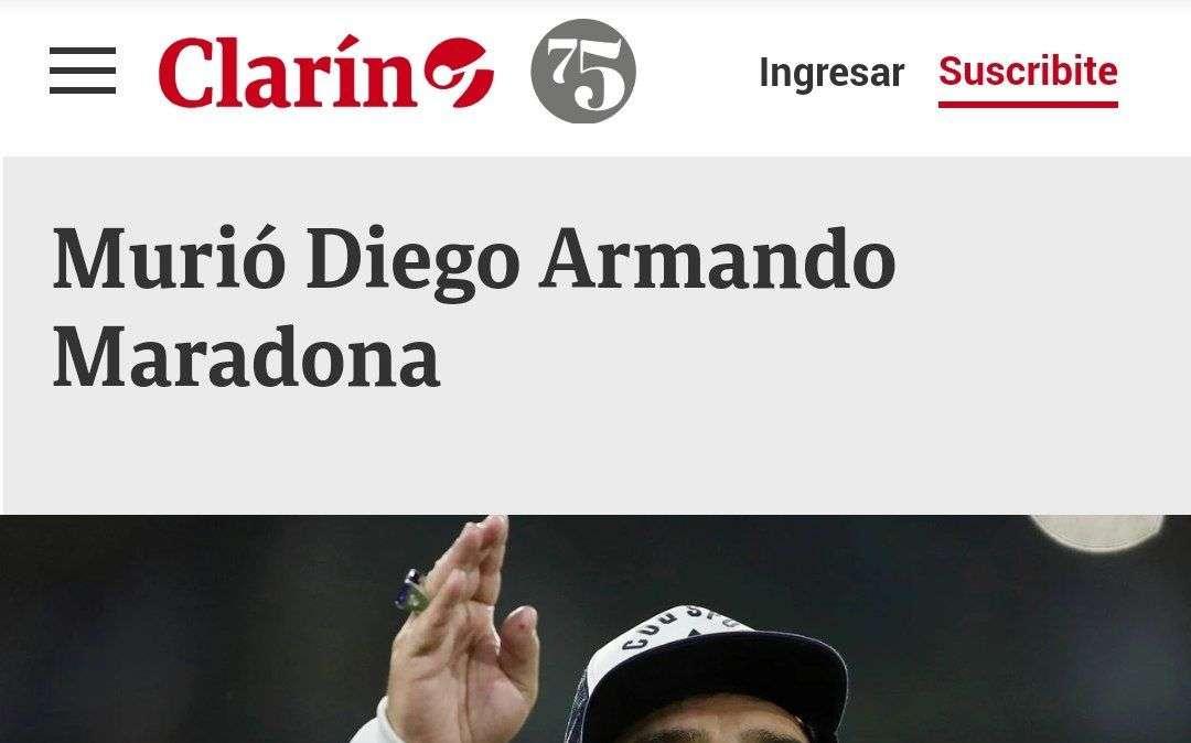 "Maradona, la morte di un dio", la notizia sconvolge il mondo: le prime pagine dei quotidiani - FT