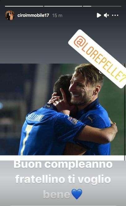 Lazio, Immobile fa gli auguri a Pellegrini con un messaggio social - FOTO