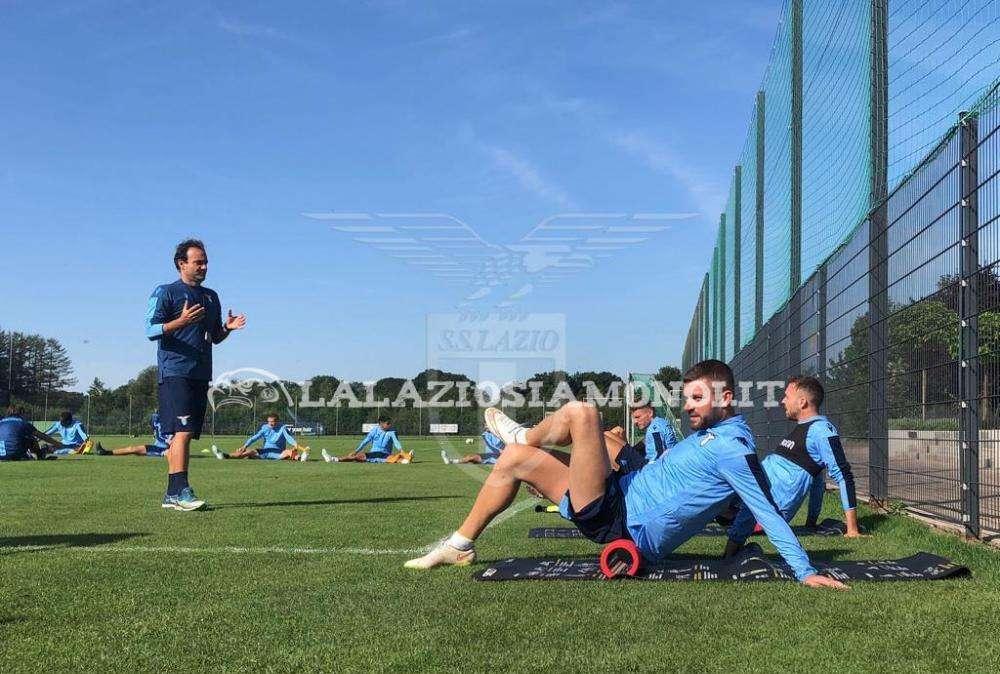 RITIRO LAZIO GIORNO 6 - Seduta mattutina: Lukaku, Luiz Felipe e Marusic corrono
