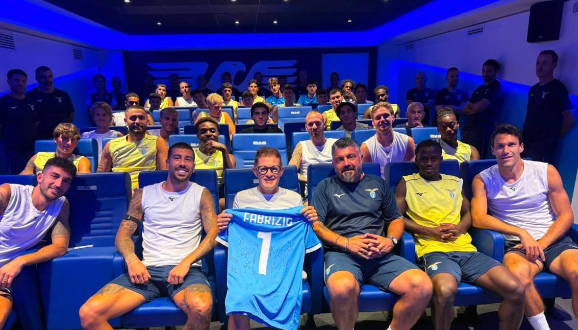 Lazio | Un ospite speciale in ritiro: "Fieri di averti avuto con noi"
