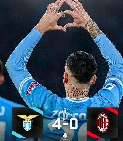Lazio, anche 433 ribadisce il poker ai danni del Milan - FOTO