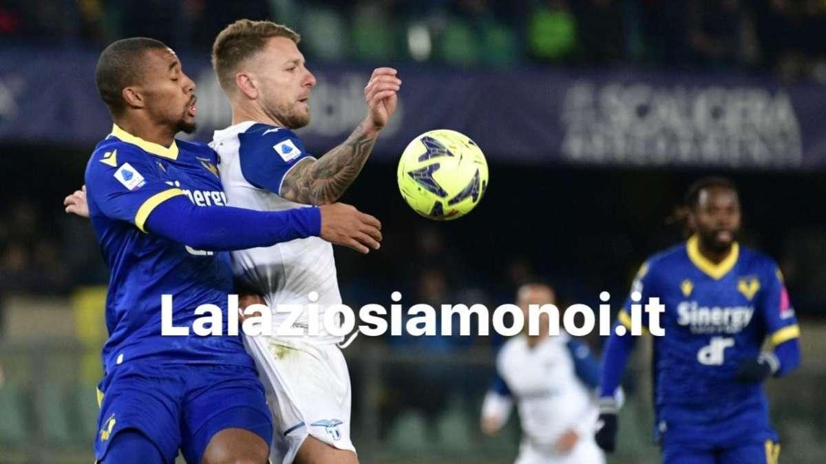 IL TABELLINO di Verona - Lazio 1-1