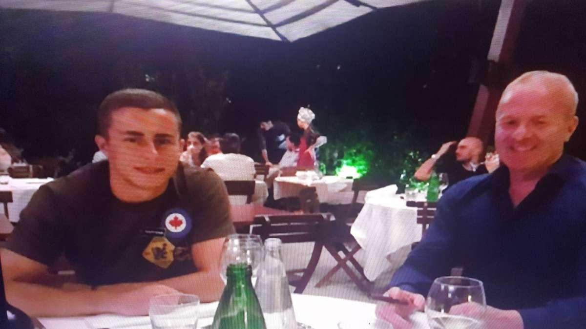 Marusic a cena fuori con Tare: "Felice di essere qui, la Lazio è un top club" - FOTO&VIDEO