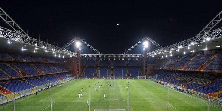 Sampdoria - Lazio, Marassi illuminato come non mai: più luci e meno posti