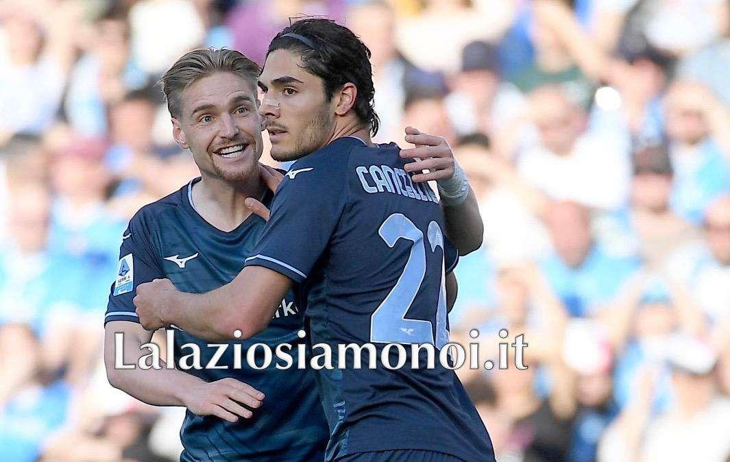 Cancellieri festeggia dopo il Napoli: "Forza Lazio!" - FOTO