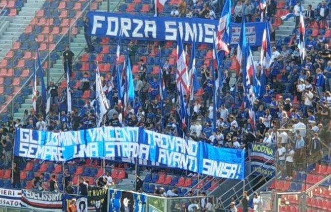Bologna-Sampdoria, tutti per Mihajlovic: striscioni e volantini al Dall'Ara - FT