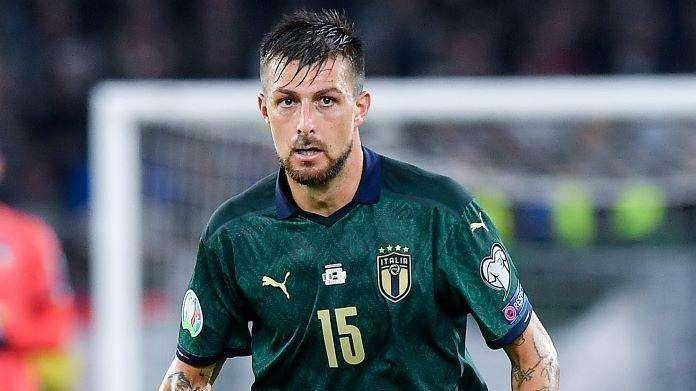 Lazio, festa Acerbi: primo gol del Leone con la maglia dell'Italia